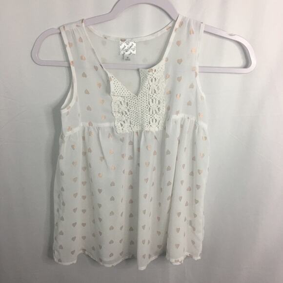 Disney D-Signed Girl's Sleeveless Top Size Medium - Picture 1 of 7